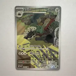 The Pokemon Company Pokemon TCG Lairon 184/167 Twilight Masquerade IR Holo - Image 1