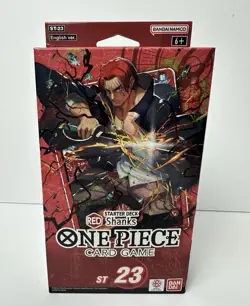 One Piece Card Game ST-23 Red Shanks Starter Deck English NEW Sealed IN HAND - Image 1