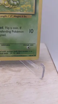 Vintage Pokemon TCG WOTC #45/102 Caterpie Base Set 2 Unlimited Common Card - MP - Image 3