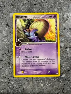 Pokemon TCG Cards Omanyte 74/110 Holon Phantoms NM - Image 1
