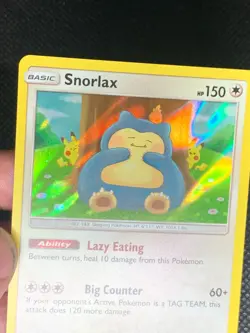 Snorlax 158/214 Holo - Pokemon Card - NM - Image 2