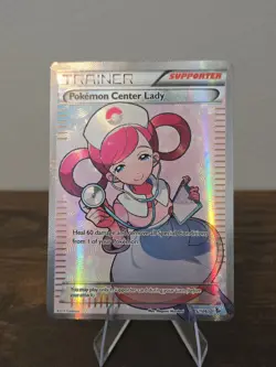 Pokemon Center Lady Full Art Ultra Rare Card 105/106 Pokemon TCG - Image 1