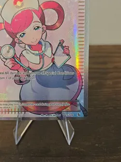 Pokemon Center Lady Full Art Ultra Rare Card 105/106 Pokemon TCG - Image 4