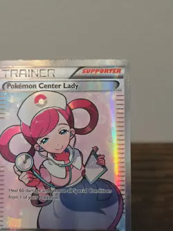Pokemon Center Lady Full Art Ultra Rare Card 105/106 Pokemon TCG - Image 5