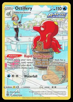 Octillery TG03/TG30 Holo Brilliant Stars Trainer Gallery Pokemon Card - Image 1