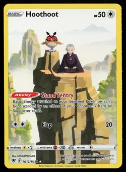 Hoothoot TG12/TG30 Holo Astral Radiance Trainer Gallery Pokemon Card - Image 1