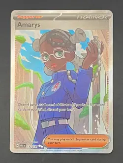 Pokemon Card Amarys 132/131 Prismatic Evolutions - Near Mint - Image 1