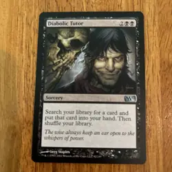 Diabolic Tutor Magic the Gathering M12 - Image 1