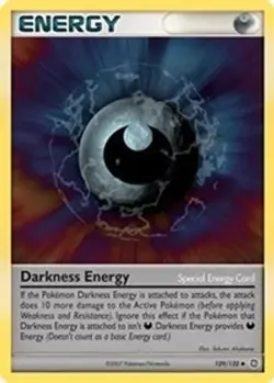 Darkness Energy (#129/132) - Reverse Holofoil DP - Secret Wonders HP Pokemon - Image 1