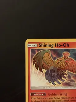 Pokemon TCG Shining HO-OH Sun & Moon Sm70 Promo - Image 2