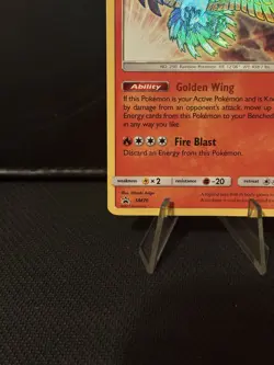 Pokemon TCG Shining HO-OH Sun & Moon Sm70 Promo - Image 5