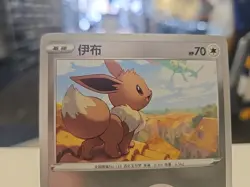 Eevee 0103/15 Chinese Pokemon Gem Pack Vol. 2 Masterball Holo - Image 2