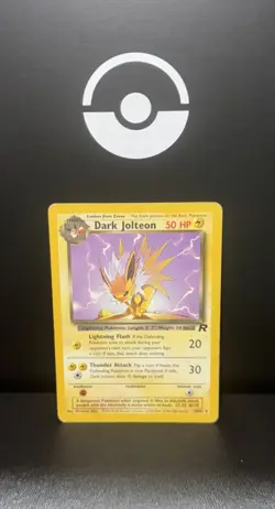 Vintage Pokemon - Dark Jolteon 38/82 - Team Rocket - LP/NM - Image 2