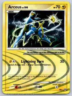 Arceus (AR6) AR6 Holo Holo Rare Arceus Pokemon NM - Image 1