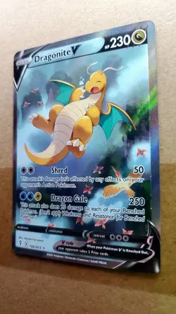 Dragonite v Alternate Full Art Evolving Skies 192/203 Ultra Rare Pokemon TCG - Image 2