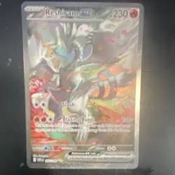 Reshiram ex 166/086 Sv: White Flare Full Art Holo SIR 230 HP EN - Image 4