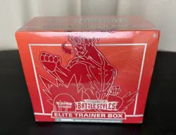 Pokemon Sword & Shield Battle Styles Elite Trainer Box TCG Sealed(Slight Damage) - Image 1