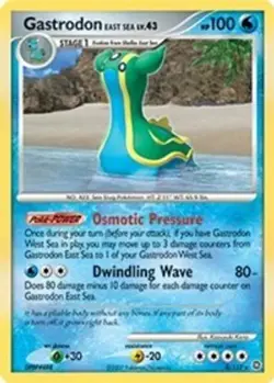 Gastrodon East Sea (#8/132) - Reverse Holofoil DP - Secret Wonders MP Pokemon - Image 1