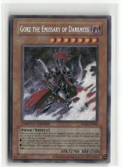 Yugioh Gorz the Emissary of Darkness RP02-EN000 Secret Rare NM Unlimited - Image 1