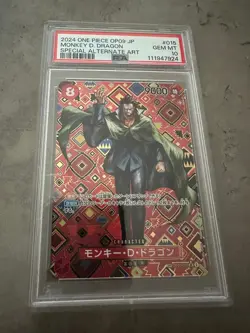 2024 One Piece OP09 JP #015 Monkey D. Dragon Special Alternate Art PSA10!!! - Image 1