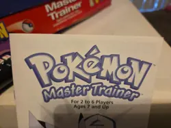 1998 Pokemon Master Trainer Board Game Instruction Booklet 1st Edition - Image 3