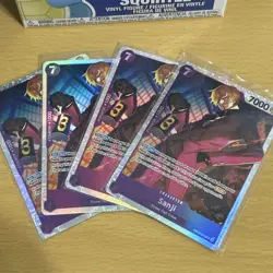 4x Sanji OP09-065 SR One Piece TCG English Playset Near Mint - Image 1
