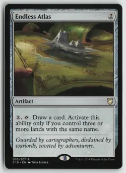 Endless Atlas Lightly Played 55 Commander 2018 Magic: The Gathering - Image 1
