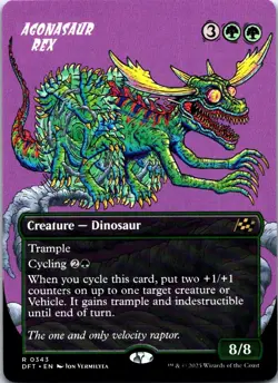 Agonasaur Rex (Borderless) R Aetherdrift 343 LP - Image 1