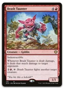 Brash Taunter #125 (NM) Starter Commander SCD Magic MTG - Image 1