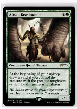 Abzan Beastmaster 5 FNM Promos Foil LP - Image 1