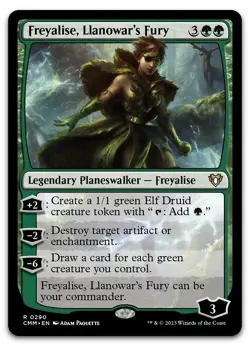 Freyalise, Llanowar's Fury #290 (NM) Commander Masters CMM Magic MTG - Image 1
