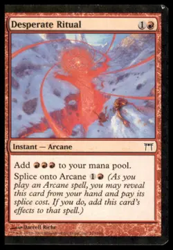 Champions of Kamigawa #163 MTG Desperate Ritual 163/306 Champions of Kamigawa - Image 1