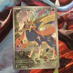 🔥Pokemon TCG Zacian 100/094 - Phantasmal Flames Illustration Rare Holo - NM+🔥 - Image 1