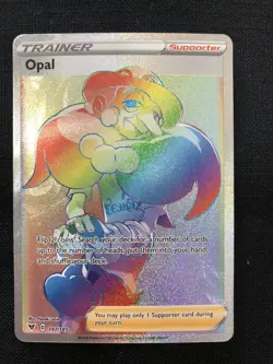 Opal 197/185 Hyper Rare Vivid Voltage Set Pokemon TCG - Image 1