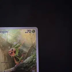Pokemon TCG Chespin 087/086 Crimson Invasion Holo EN 70 HP Basic Grass 2020 - Image 3