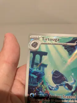 Tirtouga 106/086 Illustration Rare, Black Bolt, Full Art Holo, Pokemon TCG, NM - Image 5