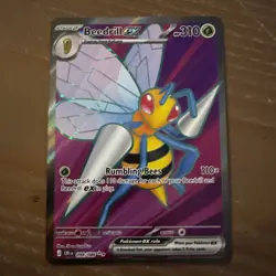 Beedrill ex 98/86 Full Art Double Ultra Rare Pokemon Chaos Rising ME04 NM - Image 1