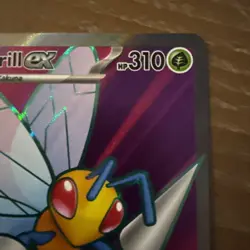 Beedrill ex 98/86 Full Art Double Ultra Rare Pokemon Chaos Rising ME04 NM - Image 2