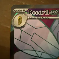 Beedrill ex 98/86 Full Art Double Ultra Rare Pokemon Chaos Rising ME04 NM - Image 5