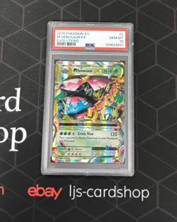 Pokemon M Venusaur EX Evolutions Ultra Rare #2 PSA 10 GEM MT T1 - Image 1