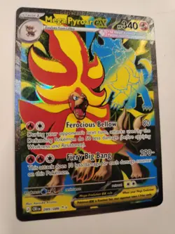 Pokemon Mega Pyroar ex 99/86 Full Art Double Ultra Rare Chaos Rising ME04 Fast S - Image 2
