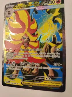 Pokemon Mega Pyroar ex 99/86 Full Art Double Ultra Rare Chaos Rising ME04 Fast S - Image 3