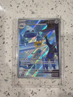 Pokemon TCG Metang 94/86 Illustration Rare ME04: Chaos Rising NM - Image 1
