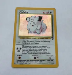 Wizards of the Coast Clefairy 6/130 Base Set 2 2000 Unlimited Holo Rare 40 HP - Image 1