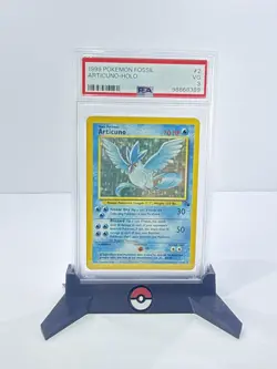 1999 POKEMON FOSSIL #2 ARTICUNO-HOLO PSA 3 - Image 1
