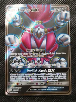 Pokemon TCG Hoopa GX 166/181 Full Art Ultra Rare Sun & Moon NM - Image 1