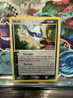 Absol 18/110 Reverse Holo EX Holon Phantoms STAMPED Rare - Image 1