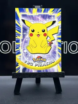 Pikachu #25 1999 Pokemon TV Animation Edition Blue Logo Topps Non Holo - Image 2