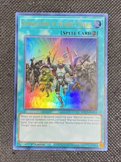 YuGiOh! Reinforcement of the Army's Troops MP22-EN051 Ultra Rare 1st Edition NM - Image 1