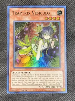YuGiOh! - Traptrix Vesiculo MP22-EN063 Super Rare 1st Edition Near Mint - Image 1